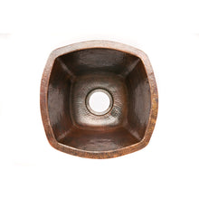 Load image into Gallery viewer, Premier 17&quot; Square Hammered Copper Bar/Prep Sink BS17DB