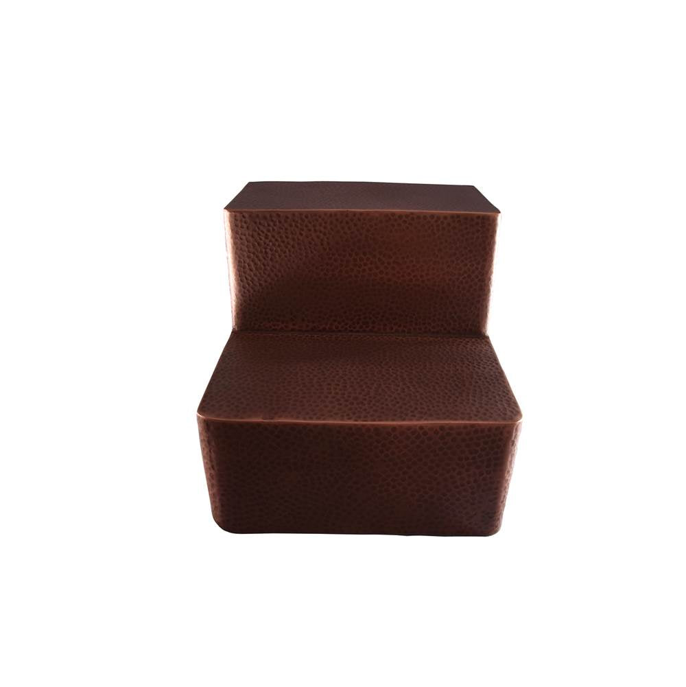 Barclay COSTP-SQ-AC Copper Steps Square Hammered - Antique Copper