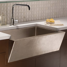 Load image into Gallery viewer, Native Trails CPK590 Zuma 33&quot; Apron Copper Kitchen Sink Brushed Nickel