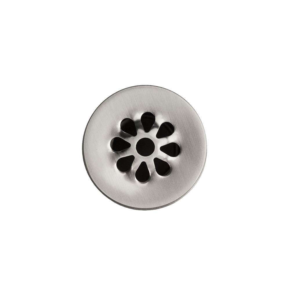 Premier Copper Products D-207BN 1.5" Non-Overflow Grid Bathroom Sink Drain - Brushed Nickel