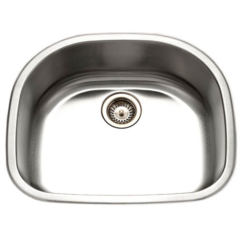 Hamat DES-2421S-1 Undermount Stainless Steel Single D Bowl Kitchen Sink
