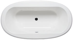 Americh ES6636P Esmeralda 66" x 36" Freestanding Platinum Whirlpool Tub