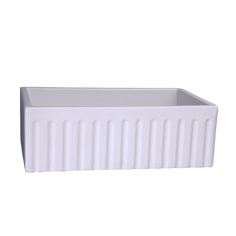 Barclay FS30FL Felicity 30 Farmer SinkFluted Front - White