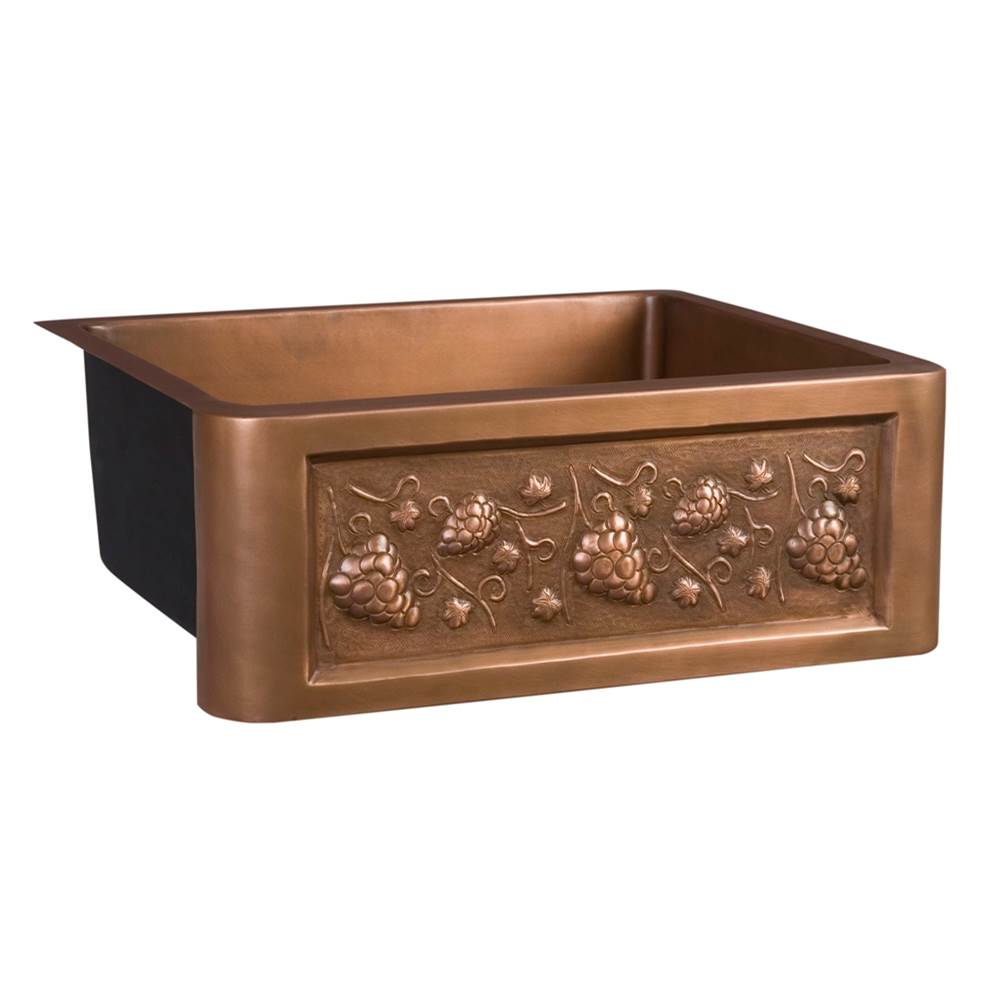 Barclay FSCSB3070-SAC Concord 33 Copper Farmer Sinw Grape Motif - Smooth Antique Copper