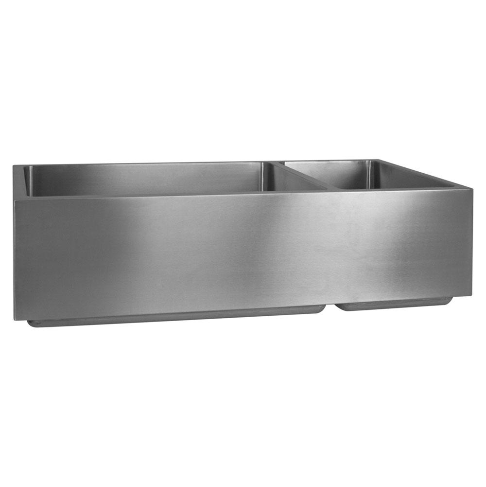 Barclay FSSDB2520-SS Deverell 36 70/30 Double Bowl Farmer Sink - Stainless Steel