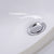 Nantucket Sinks GB-17x17-W 17" x 14" Glazed Bottom Undermount Oval Ceramic Sink In White