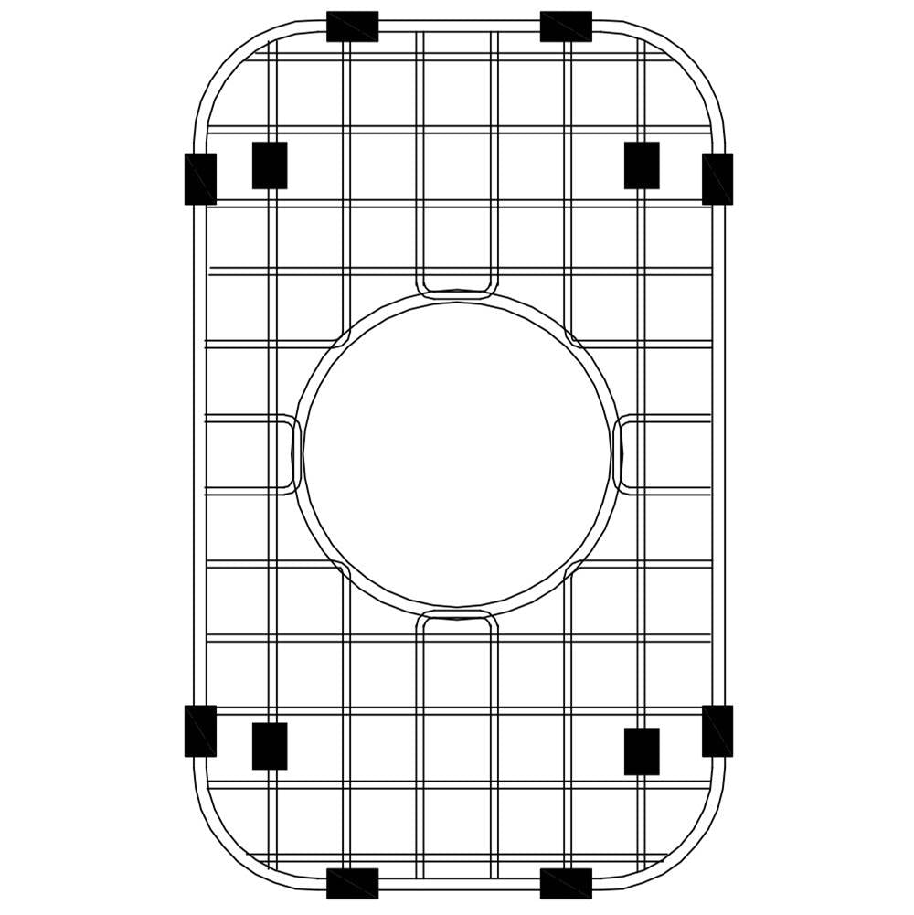 Hamat SWG-914F 8 7/16 x 13 7/8 Wire Grate/Bottom Grid