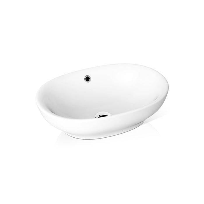Axent L370-1101-U1 Annie Above Counter Vessel 550 - White