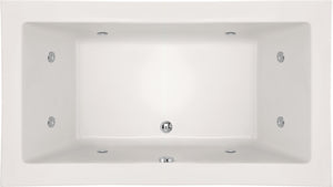 Hydro Systems LAC7254ACO Lacey 72 X 54 Acrylic Combo Tub System