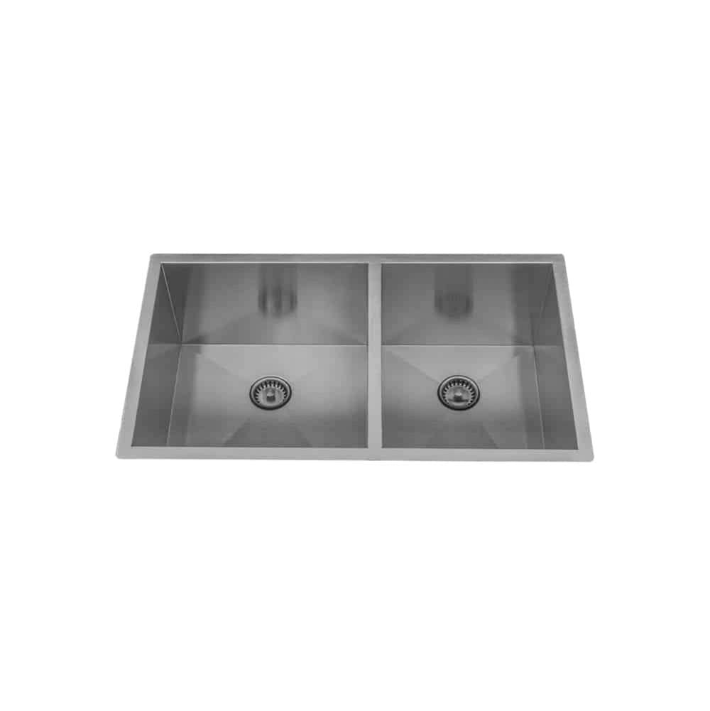 Lenova PC-SS-0Ri-D1 Undermount Double Bowl 32 x 19 x 10 - Brushed Satin