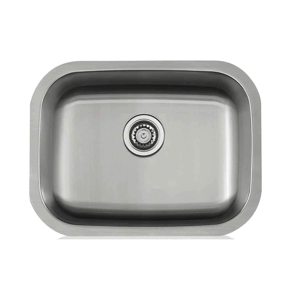Lenova SS-ADA-S23 Undermount Single Bowl 23 x 18 x 5-1/2 - Brushed Satin