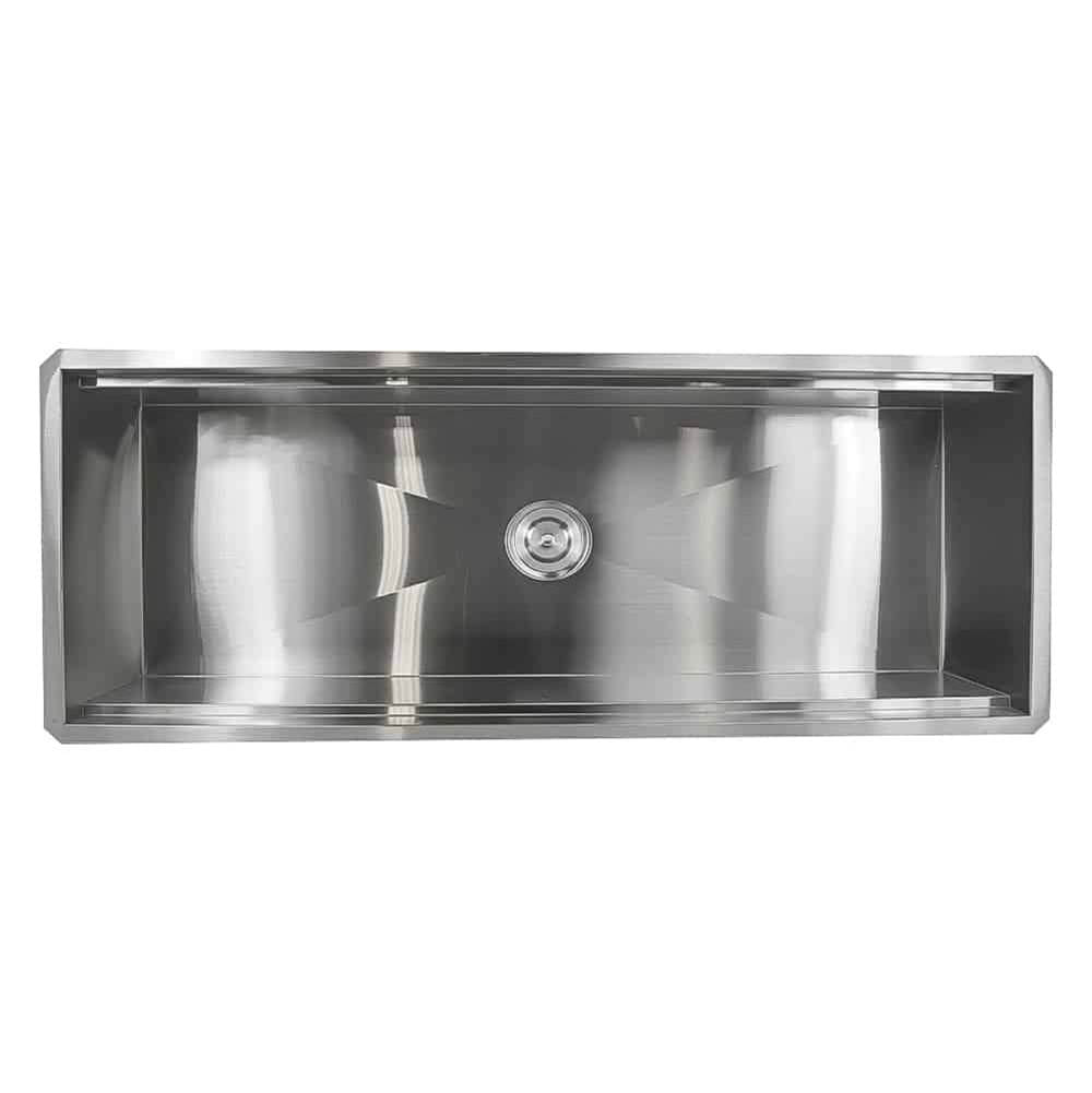 Lenova SS-ULE-S4 Undermount Single Bowl 45-7/8 x 19-1/8 x 10 - Brushed Satin