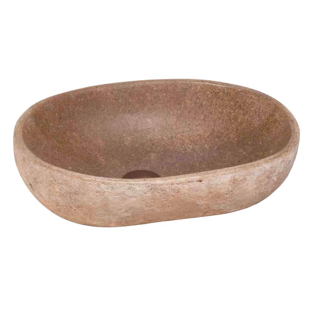 Lenova SV-17 Cobblestone Above Counter Single Bowl Dimensions: Irregular - CobbleStone