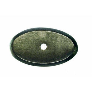 Top Knobs M1440 Aspen Oval Backplate 1 3/4" - Silicon Bronze Light
