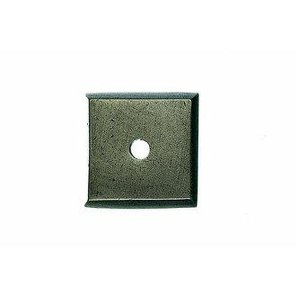 Top Knobs M1445 Aspen Square Backplate 7/8" - Silicon Bronze Light