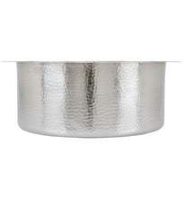 Load image into Gallery viewer, Thompson Traders PU-1708BRN Hammered Nickel Naploi Limited Editions Kitchen Brushed Round Prep Sink Hammered Nickel