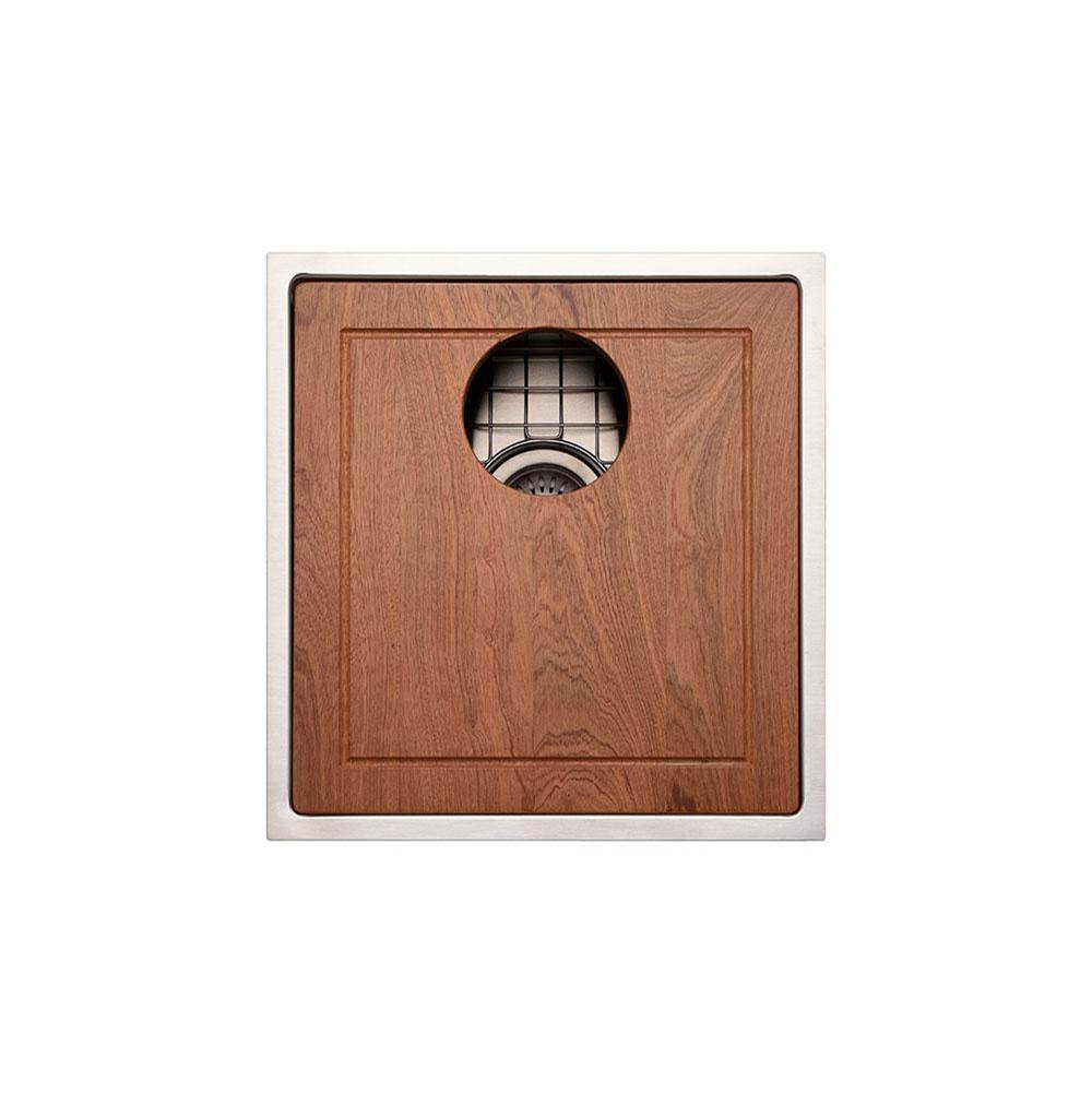 Hamat REN-16-1516B - Single Level Undermount 16GA Stainless Steel Bar Sink