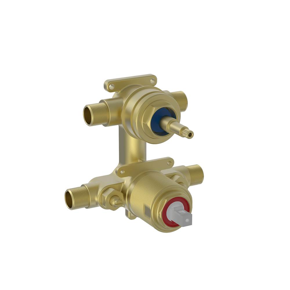 BARiL RVA-9181-00-NS-B Pressure Balanced Rough With 2-Way Diverter 1/2" Male Npt Or Welded Copper Connections