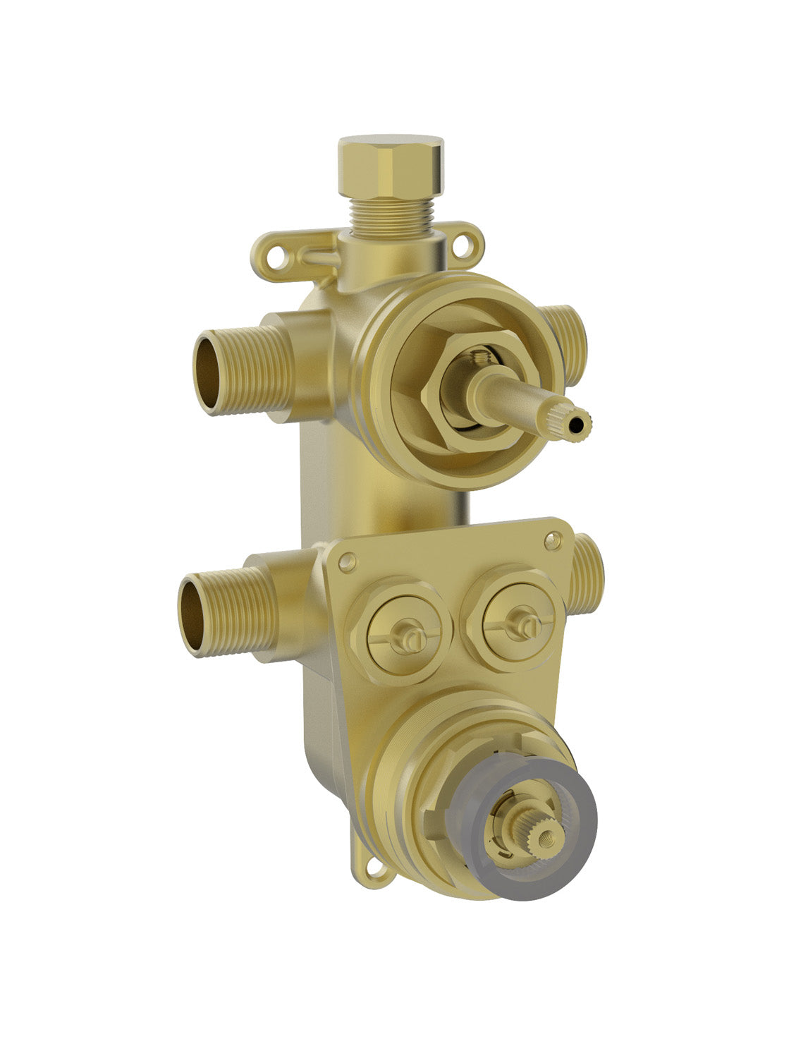BARiL RVA-9521-00-B 2-Way T Rough 1/2" Male Npt Or Welded Copper Connections