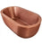Thompson Traders TBT-6960-DW Caladonia Oval Tub 69" Copper Soaking Tub for Freestanding Medium Antique
