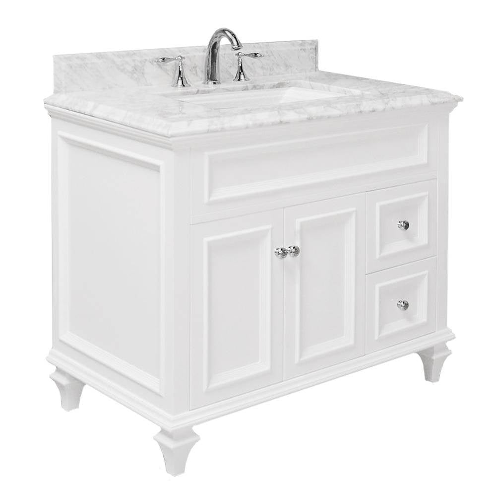 Icera ST-6436.401 Stone Top 36-in - Carrara Marble