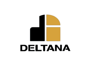 Deltana S44R5BK2D-UN 4x 4x 5/8 Radius Hinge - Zinc Dichromate