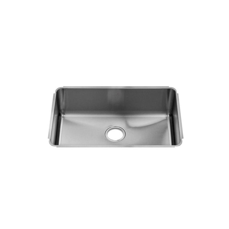 Home Refinements by Julien 003211 Classic Sink Undermount, Single 27X16X10 - Brushed Stainless Steel
