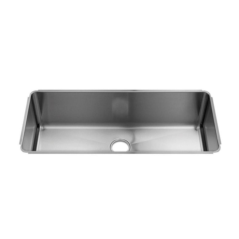 Home Refinements by Julien 003215 Classic Sink Undermount, Single 36X16X10 - Brushed Stainless Steel