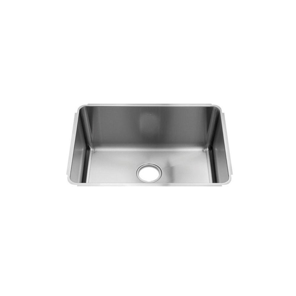 Home Refinements by Julien 003217 Classic Sink Undermount, Single 24X17X10 - Brushed Stainless Steel
