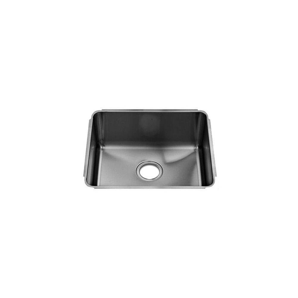 Home Refinements by Julien 003244 Classic Sink Undermount, Single 18X16X10 - Brushed Stainless Steel
