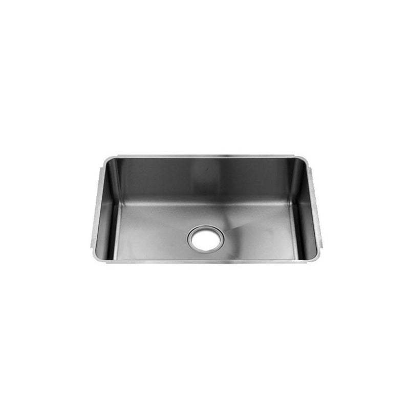 Home Refinements by Julien 003285 Classic Sink Undermount, Single 24X16X8 - Brushed Stainless Steel