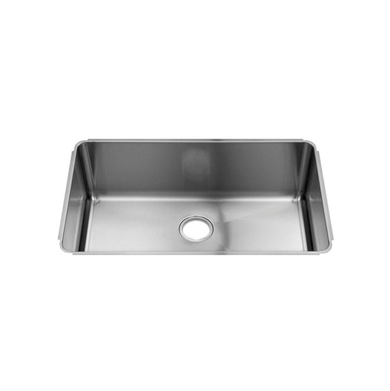 Home Refinements by Julien 003290 Classic Sink Undermount, Single 30X18X10 - Brushed Stainless Steel