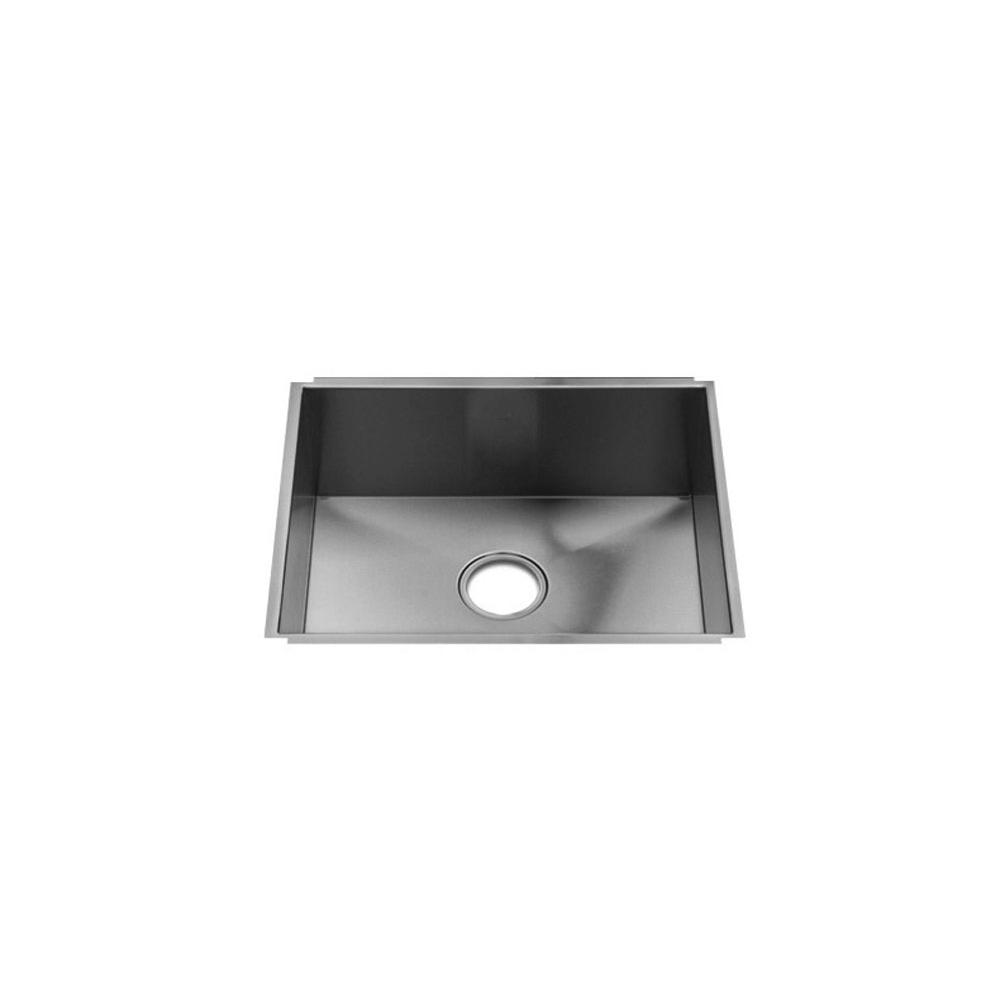 Home Refinements by Julien 003607 Urbanedge Sink Undermount, Single 21X16X10 - Brushed Stainless Steel
