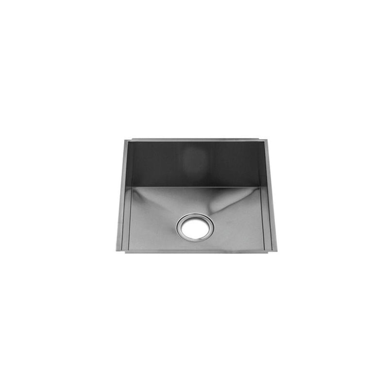 Home Refinements by Julien 003627 Urbanedge Sink Undermount, Single 18X18X10 - Brushed Stainless Steel