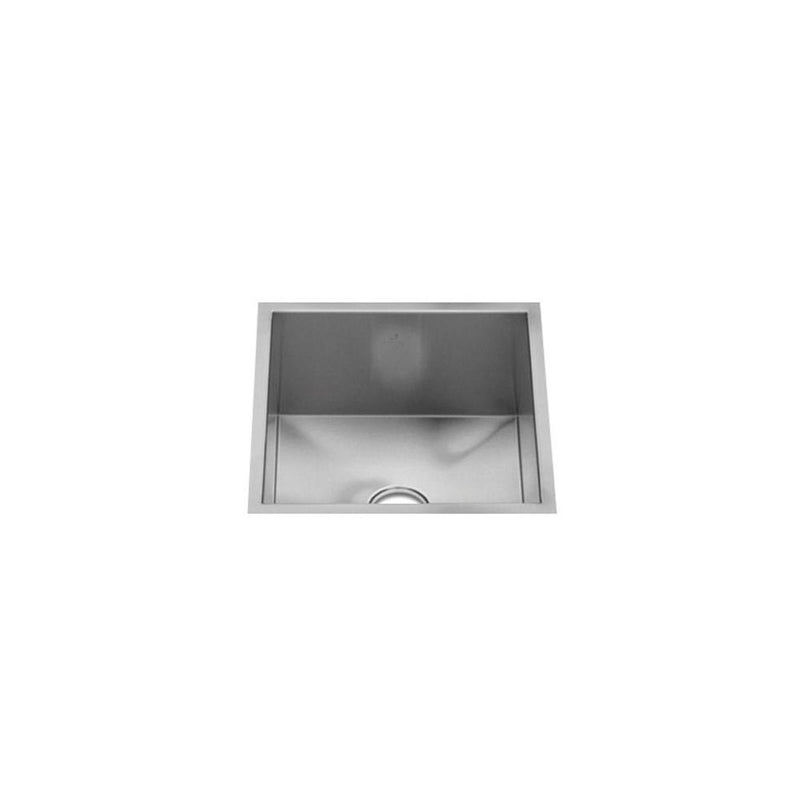 Home Refinements by Julien 003668 Urbanedge Bar Sink Undermount 2In Drain, Single 12X12X7 - Brushed Stainless Steel