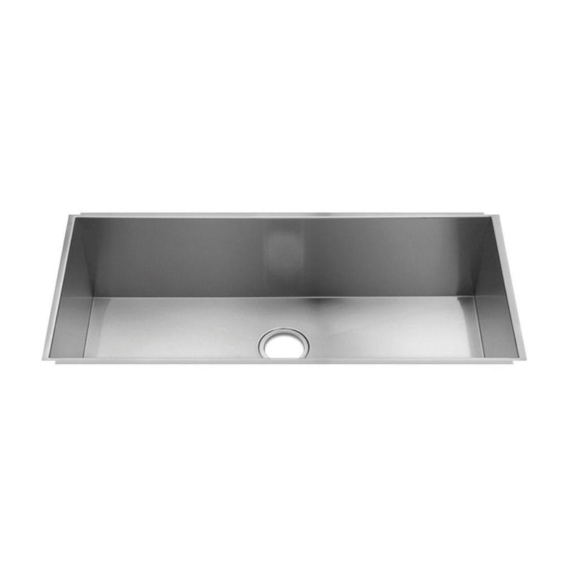 Home Refinements by Julien 003695 Urbanedge Sink Undermount, Single 36X16X10 - Brushed Stainless Steel