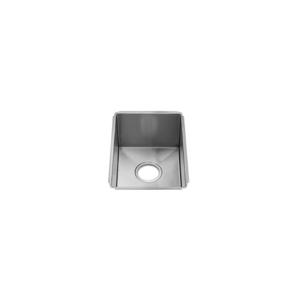 Home Refinements by Julien 003903 J7 Sink Undermount, Single 9X16X8 - Brushed Stainless Steel