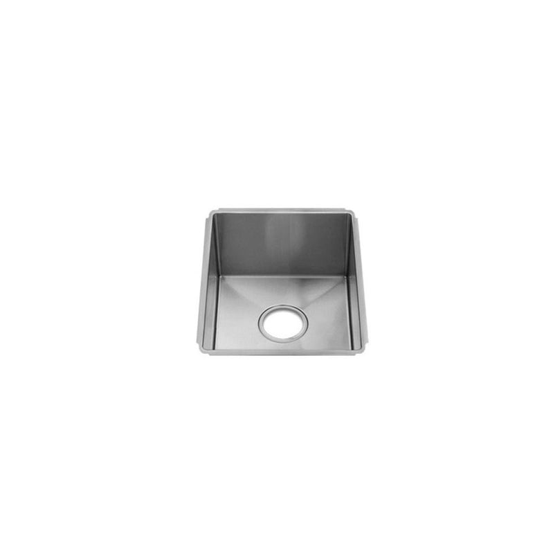 Home Refinements by Julien 003907 J7 Sink Undermount, Single 12X16X8 - Brushed Stainless Steel