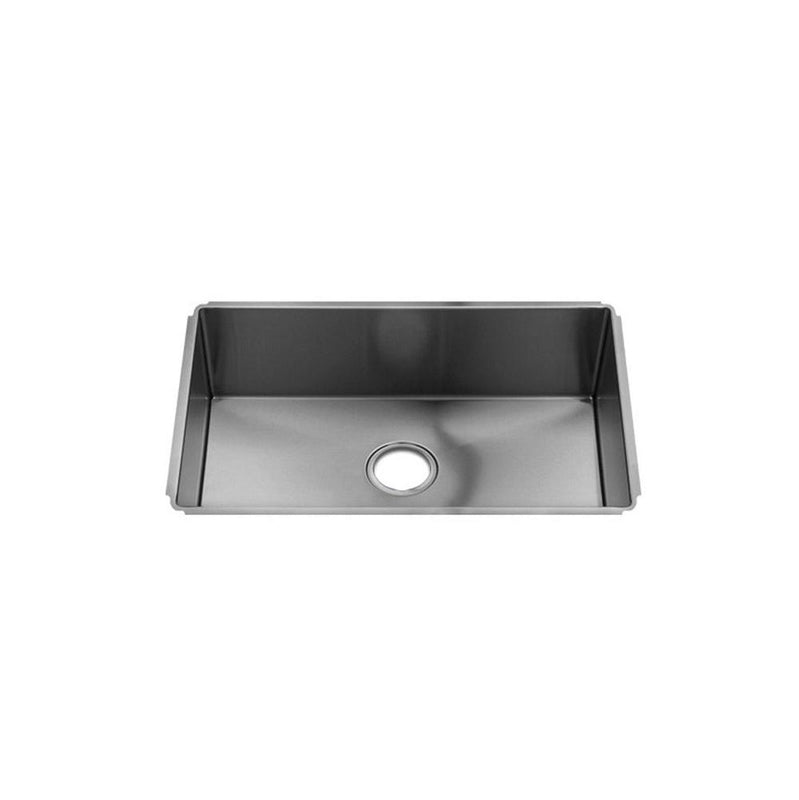 Home Refinements by Julien 003922 J7 Sink Undermount, Single 27X16X10 - Brushed Stainless Steel