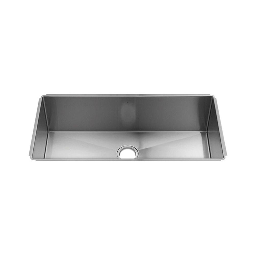 Home Refinements by Julien 003927 J7 Sink Undermount, Single 33X16X10 - Brushed Stainless Steel