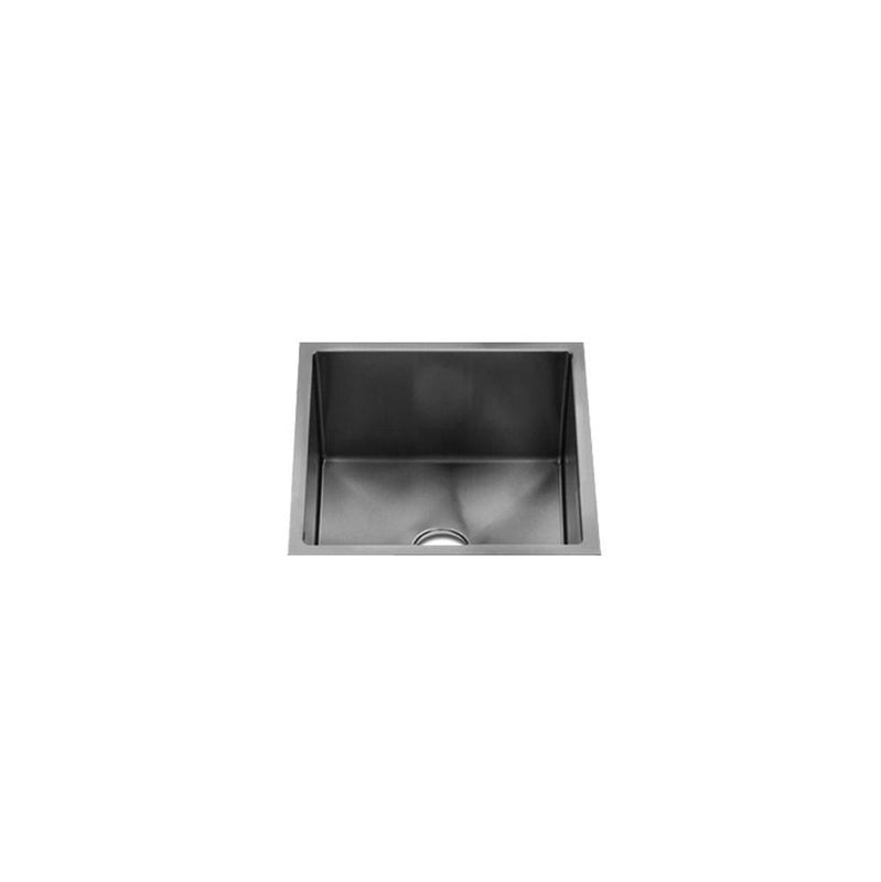 Home Refinements by Julien 003931 J7 Bar Sink Undermount 2In Drain, Single 15X15X7 - Brushed Stainless Steel