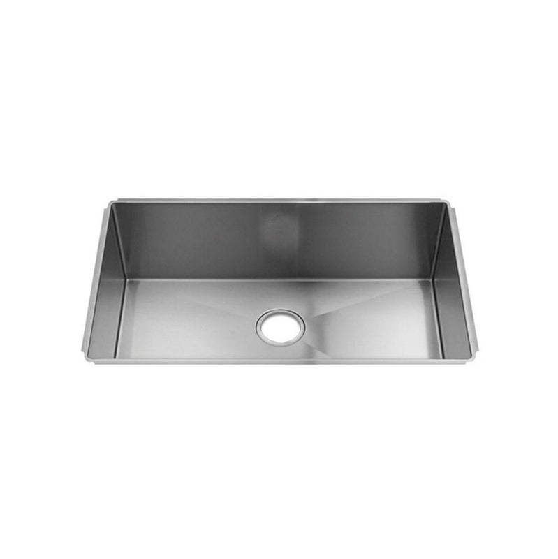 Home Refinements by Julien 003935 J7 Sink Undermount, Single 30X18X10 - Brushed Stainless Steel