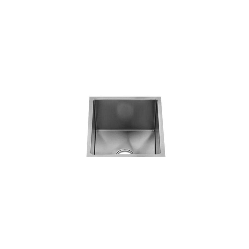Home Refinements by Julien 003943 J7 Bar Sink Undermount 2In Drain, Single 12X15X7 - Brushed Stainless Steel