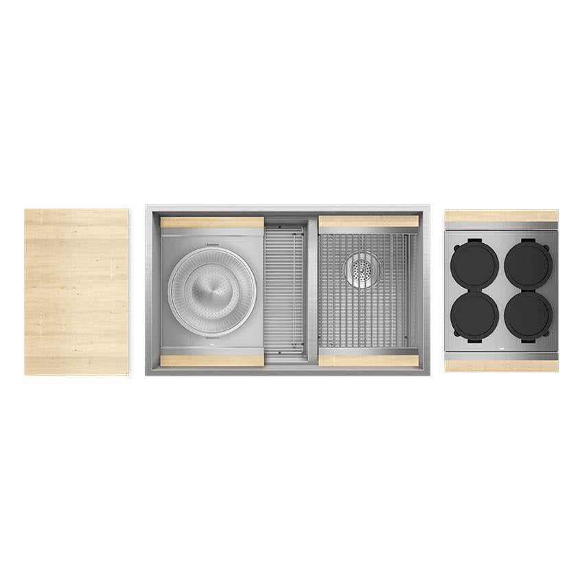 Home Refinements by Julien 00541 Smartstation Kit, Undermount Sink, Accessory Double L18X18X10 R12X18X10 - Parent