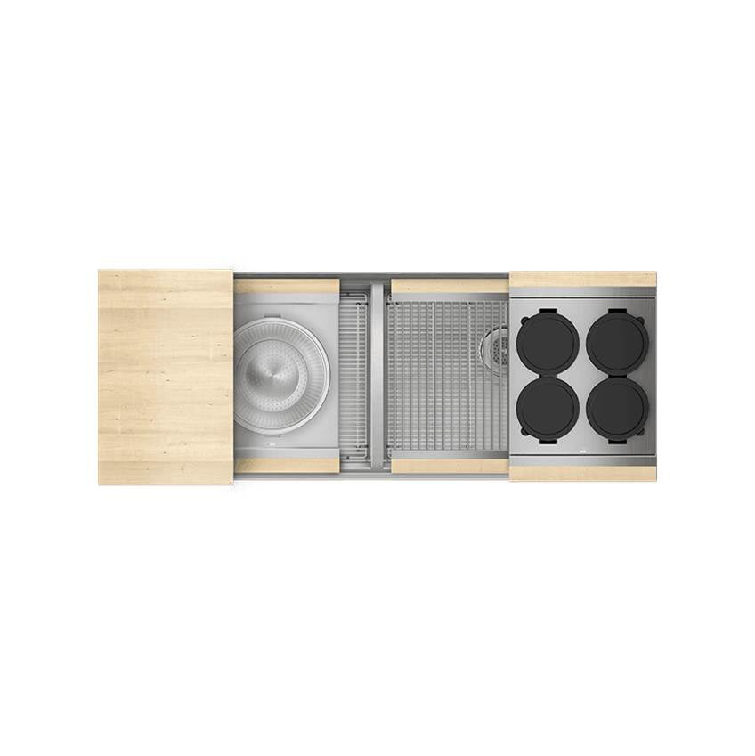 Home Refinements by Julien 00542 Smartstation Kit, Undermount Sink, Accessory Double L24X18X10 R24X18X10 - Parent