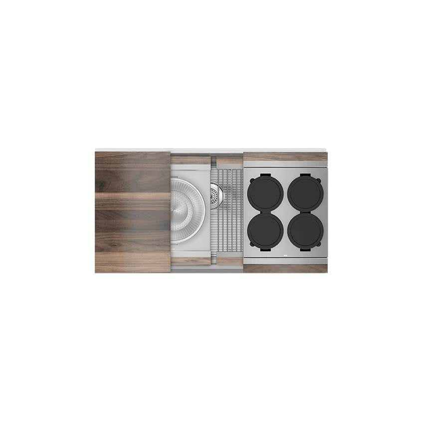 Home Refinements by Julien 005461 Smartstation Sink Reveal Undermount, Walnut Accessory Single 36X17X10