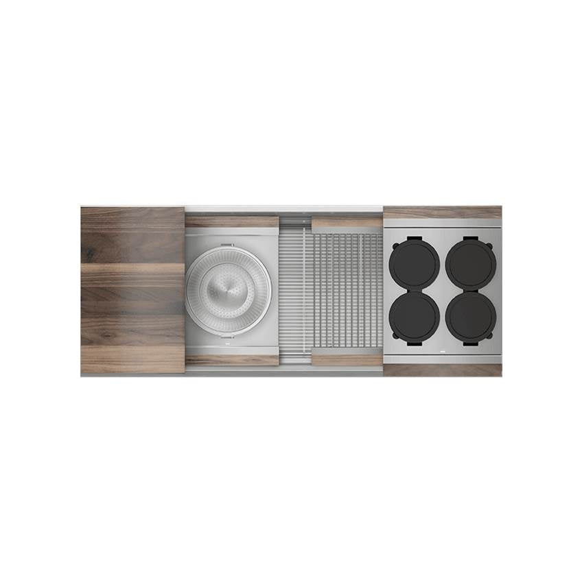 Home Refinements by Julien 005462 Smartstation Sink Reveal Undermount, Walnut Accessory Single 48X17X10