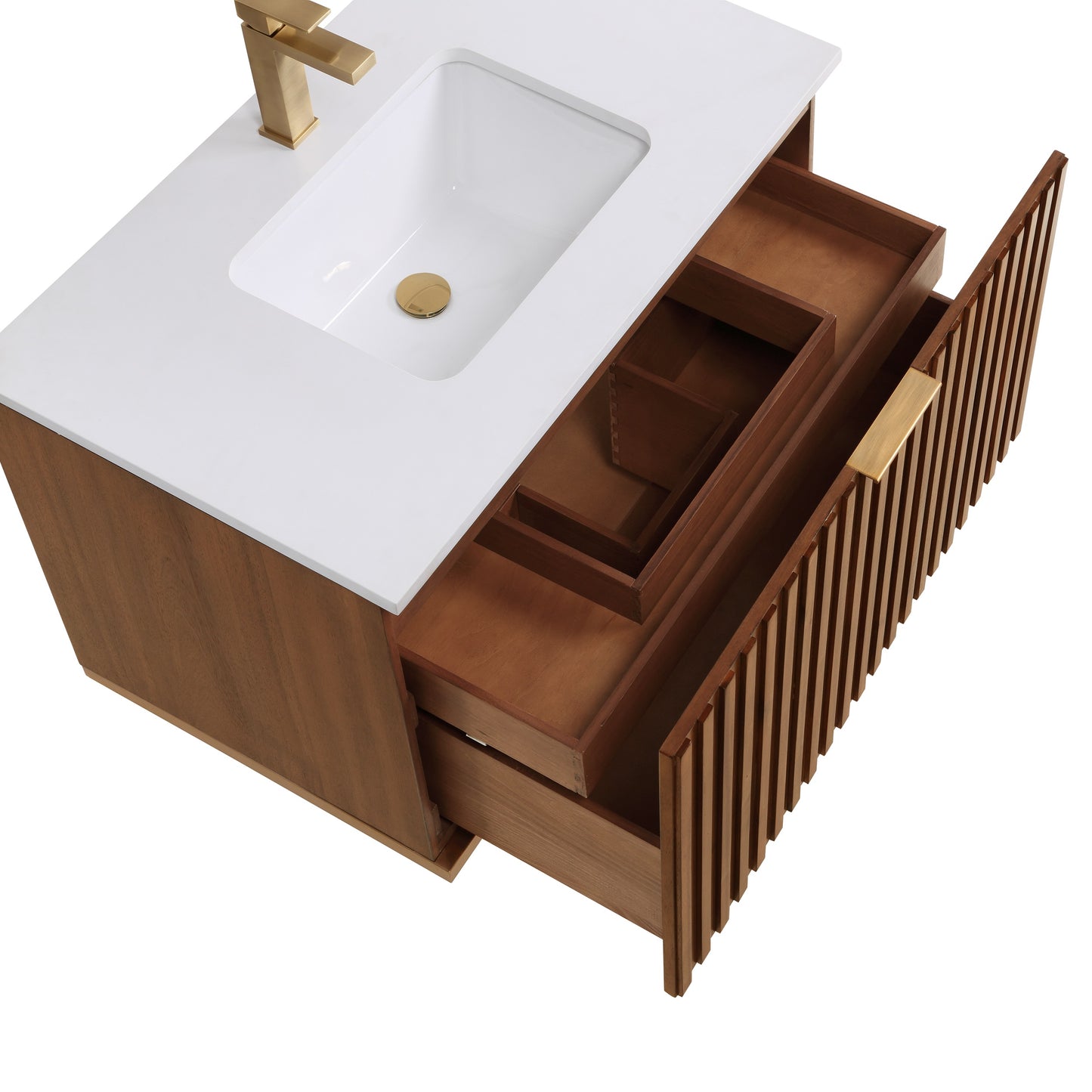 Bemma Terra 36 In. W Wallmount Bath Vanity Top - Parent