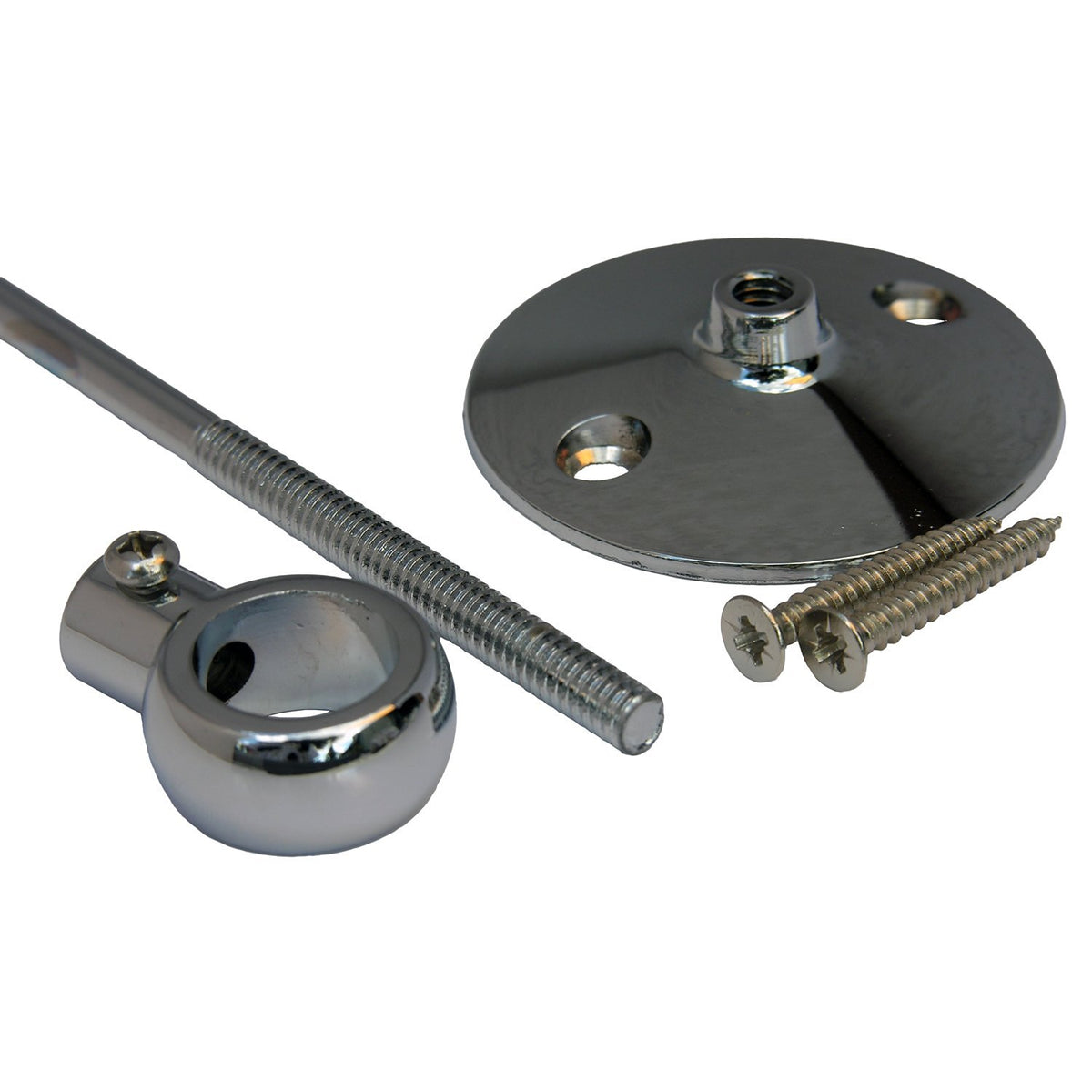 DMH D08-1099 Add a Shower Support Bracket with 6-Inch Rod, Chrome Plated