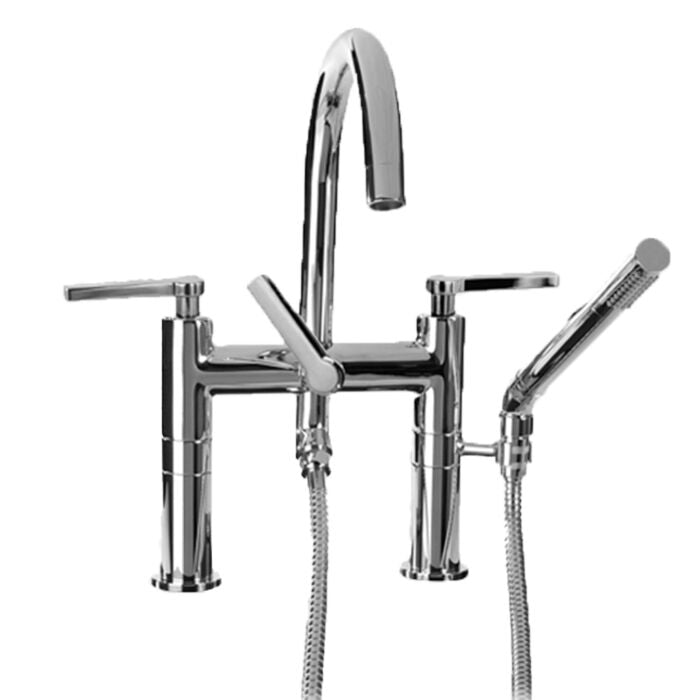 Sigma 1.0007510 Contemporary Deckmount Tub Filler With Handshower Stella - Parent